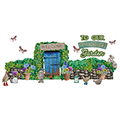 Curiosity Garden Welcome Bulletin Board Set
