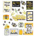 The Hive Motivational Gallery Wall Bulletin Board Set