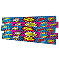Super Hero Super Student Slap Bracelets - 10/Pkg