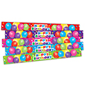 Happy Birthday Balloons Slap Bracelets - 10/Pkg