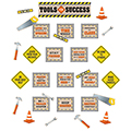 Under Construction Tools for Success Mini Bulletin Board