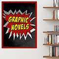 Graphic Novels Laminated Poster