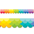 Ombre Rainbow Scallops EZ Border
