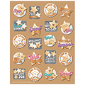 Star Cookies (Sugar Cookie) Scented Stickers