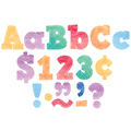 Watercolor Bold Block Bulletin Board Letters Combo Pack - 4 in.H