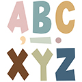 Everyone is Welcome Fun Font Bulletin Board Letters - 7 in.H