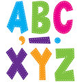 Multi Bright Stitch Fun Font Bulletin Board Letters - 7 in.H