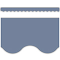 Aegean Blue Scalloped Border Trim