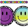 Brights 4Ever Smiley Faces Die-Cut Border Trim