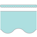 Pastel Blue Scalloped Border Trim