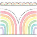 Pastel Pop Rainbows Die-Cut Border Trim