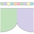 Pastel Pop Scalloped Die-Cut Border Trim
