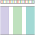 Pastel Pop Stripes Straight Border Trim
