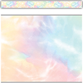 Pastel Pop Tie-Dye Straight Border Trim