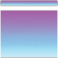 Purple and Blue Color Wash Straight Border Trim
