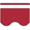 Cranberry Red Scalloped Border Trim