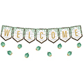 Eucalyptus Pennants Welcome Bulletin Board