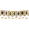 Travel the Map Pennants Welcome Bulletin Board