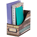 Reclaimed Wood Book Bin
