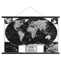 Canvas Wall Map Contemporary World