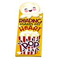 Reading Makes My Heart Pop Scented Bookmarks - 24/Pkg