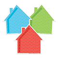 A Teachable Town Assorted Houses Paper Cut-Outs
