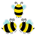 Bees Designer Cut-Outs