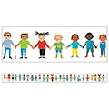 All Are Welcome Kids Straight Bulletin Board Borders