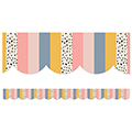 Stripes Scalloped Bulletin Board Borders