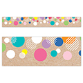 Krafty Pop Colorful Kraft Bubbles EZ Border