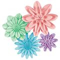 Pastel Pop Paper Flowers