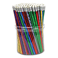 Glitzy Pencil Assortment Tub - 144/Pkg