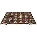 Pixel Perfect&trade; Collection Alphabet Stone Rugs