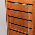 Acrylic Slatwall Top-Loading Frame- 11 in.H x 8-1/2 in.W