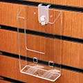 Acrylic Slatwall Literature Holder - 6-1/2 in.H x 4 in.W x 1-1/4 in.D