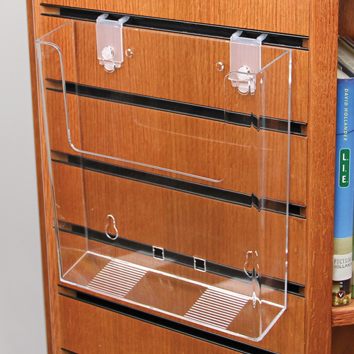 Today's Deals Acrylic Slatwall Literature Holder 101/2 in.H x 9 in