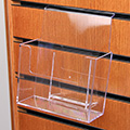 Acrylic Slatwall Literature Bin - 7-3/4 in.H x 6-1/4 in.W x 1-3/4 in.D