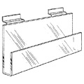 Acrylic Slatwall Trough - 2 -1/2 in.H x 24 in.W x 1-3/4 in.D