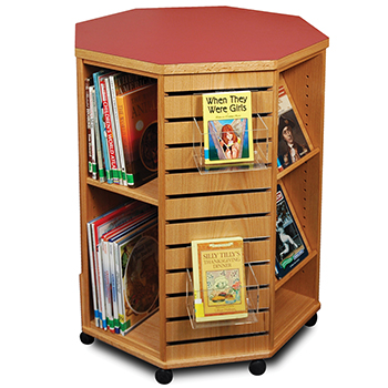 Russwood&reg; Slatwall Mobile Display Unit - Without Riser