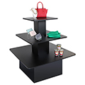 3-Tier Square Tall Display Table