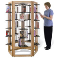 MAR-LINE® Pentagon Rotor Frame Display - 5-Towers 5/Tier