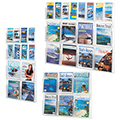 SAFCO® Reveal Clear Wall Literature Displays