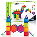 PowerClix&reg; Magnetic Building System Set - Colored Solids - 94 Pcs.
