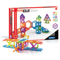 PowerClix&reg; Magnetic Building System Set - Colored Frames - 100 Pcs.