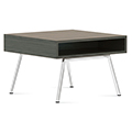 GLOBAL Wind&trade; Linear Lounge Seating - 25 in. Square Side Table