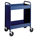 BioFit&reg; Book Truck - 2 Flat 4 in.D Trays