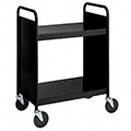 BioFit&reg; Book Truck - 2 Flat Shelves