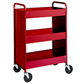 BioFit&reg; Book Truck - 3 Flat Trays