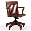 JSI Americana Library Chair - Americana on Wheels
