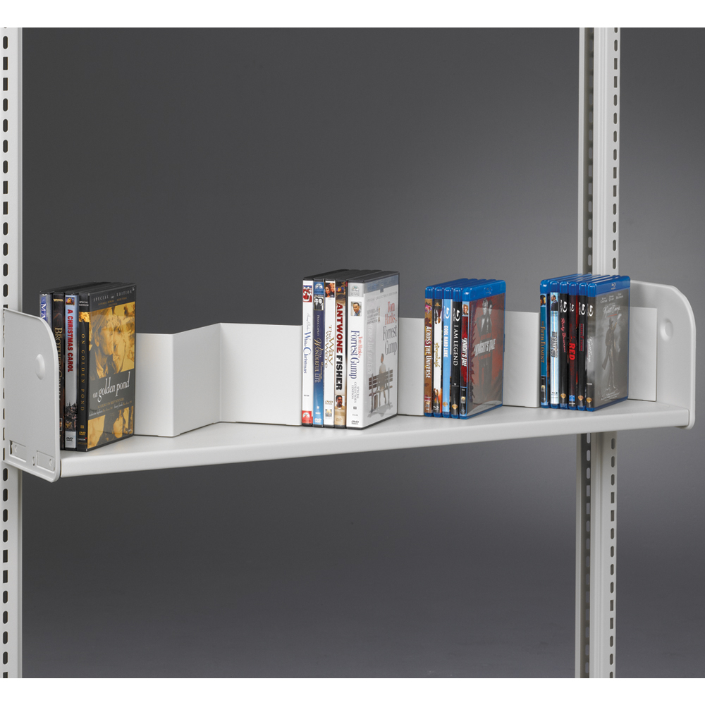 Estey Steel Library Shelving estey® Steel Cantilever Zig Zag Display